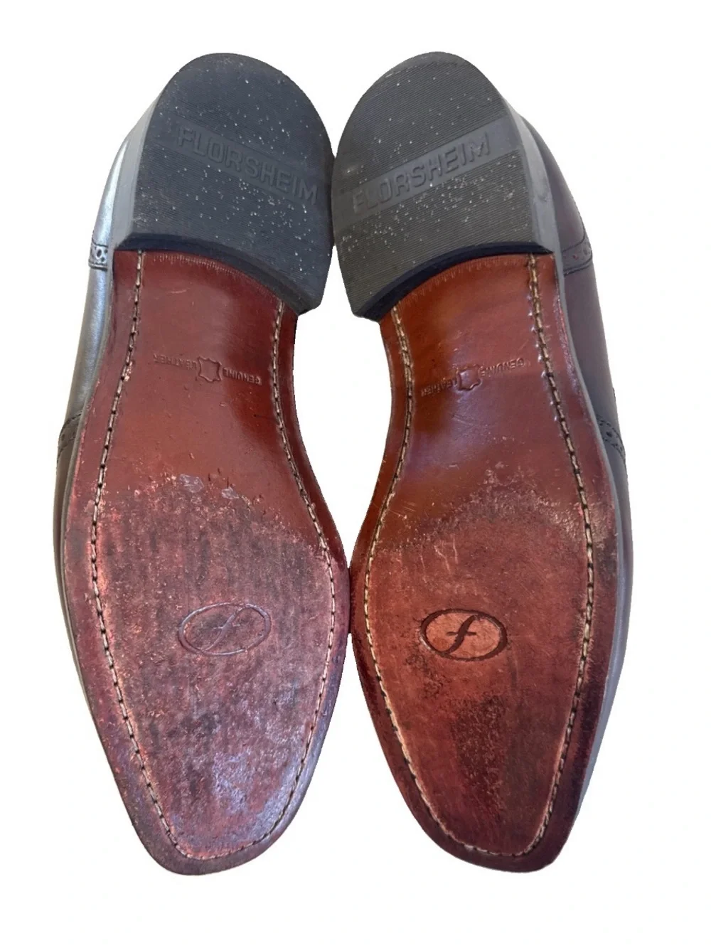 Florsheim Men’s Tassel Kiltie Slip-on Wing Tip Loafers - Burgundy Sz 9